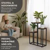 TTL HOME Blumenständer SCALA 3 Ebenen Metall schwarz 68cm Produktbild-Vorschau 5