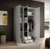 Karl Armoire à portes battantes 120 cm Blanc Voir les images du produit 14