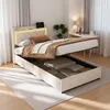 ProximaX Modernes Polsterbett 90x200 cm, Beige, aus weichem Produktbild-Vorschau 10