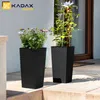 KADAX Donica Doniczka Wkład 24x47cm Wysoka Czarna Podgląd zdjęcia produktu 5