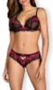 Set Tulia in due pezzi nero-rosa colore-L/XL Anteprima dell’immagine prodotto 1
