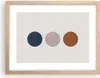 Gerahmtes Poster - Rahmen in heller Eiche - Minimalistisch Produktbild-Vorschau 1