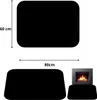 Kamin Bodenplatte 60x80cm Stahl Funkenschutzplatte für Produktbild-Vorschau 2