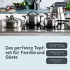 BergHOFF, 10-teiliges Kochtopfset, Schwarz Produktbild-Vorschau 3