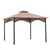 A brown and black gazebo on a white background. Náhled obrázku produktu