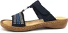 Rieker Damen Pantolette blau, Damen:40 EU Produktbild-Vorschau 46