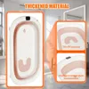 Baby Badewanne Set Faltbar mit Thermometer und Kissen für Produktbild-Vorschau 5