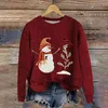 ASKSA Damen Lustige Weihnachtspullover  Winter Rundhals Produktbild-Vorschau 2