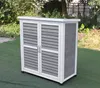 Gartenschrank MOMO 95 cm grau-weiß Produktbild-Vorschau 4