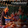 Bettizia LED Solar Lichternetz 3x2M Warmweiß Lichterkette Produktbild-Vorschau 6