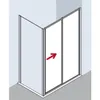 Kermi I2ST2140182YK Gleittür Ibiza 2000 ST2 1400x Produktbild-Vorschau 4