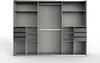 Armoire à portes coulissantes - 270 x 208 cm - 6 tiroirs Voir les images du produit 9