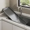Wandmontiertes Küchenregal Kohlenstoffstahl, stanzfrei, Produktbild-Vorschau 3