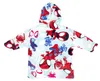 Spidey Kinder Hoodie Fleece Decke blau mit Kapuze und Produktbild-Vorschau 3
