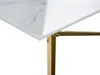 BELIANI Couchtisch Weiß mit Gold 100 x 50 cm in Marmor Produktbild-Vorschau 4