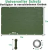 CoverUp! (2x3m) Abdeckplane Wasserdicht - Farbe: Grün, Produktbild-Vorschau 3