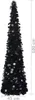 Albero di Natale artificiale pop-up nero 180 cm PET Anteprima dell’immagine prodotto 6