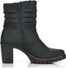 A black women's boot is shown from the side against a white background. Voir les images du produit