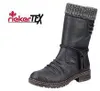 Rieker Damen Stiefel Warmfutter Kordel Winterstiefel Produktbild-Vorschau 28