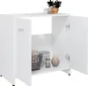 vidaXL Kúpeľňová skrinka biela 60x33x61 cm Drevo Materiál Náhľad obrázku produktu 4