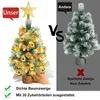 Jopassy Mini Weihnachtsbaum mit 30 warmweiß LEDs 8 Licht Produktbild-Vorschau 6