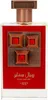 A perfume bottle with a red and gold design. Voir les images du produit