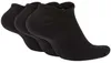 Nike EVERYDAY CUSHIONED NO-SHOW (3 PAIRES) NOIR S Voir les images du produit 3