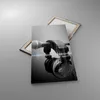 Bild auf Leinwand - Leinwandbild - Audio Mikrofon Musik Produktbild-Vorschau 2
