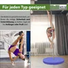 Pole Dance Matte 10 cm Ø 120cm blau Tanzstangenmatte matte Produktbild-Vorschau 5