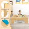 GOPLUS Spieltisch mit 84 Spielzeugteile, Kinder Eisenbahn Produktbild-Vorschau 4