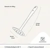 Hoffmann Kartoffelstampfer robuster Edelstahlkern Silikon Produktbild-Vorschau 2