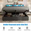 INONEFT Boxspringbett Polsterbett 160x200 cm mit LED, Produktbild-Vorschau 5