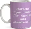 Mr. & Mrs. Panda Tasse Spruch Tante Abenteuer - Produktbild-Vorschau 3