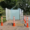Flexibler Absperrpfosten Ecoline 75cm orange mit vier Produktbild-Vorschau 3