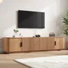 Merax TV Lowboard mit LED Beleuchtung, TV Schrank mit Produktbild-Vorschau 2