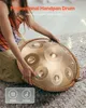 VEVOR Handpan Drum, 55 cm, 9-tónový oceľový bubon, 432 Hz, Náhľad obrázku produktu 2