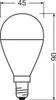 3 x Osram LED Leuchtmittel Classic P Tropfen 7W = 60W E14 Produktbild-Vorschau 5