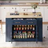 Îlot de cuisine mobile avec plateau repas escamotable, Voir les images du produit 10