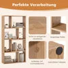 COSTWAY Bücherregal mit 4 Ebenen, Standregal mit 8 Fächern, Produktbild-Vorschau 4