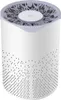A white cylindrical air purifier with a decorative gray top. Produktbild-Vorschau