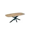 Zita Home Table de salle à manger danoise ovale - 200 cm - Voir les images du produit 2