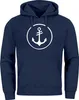 Cooler Kapuzen-Pullover Herren Anker Round Hoodie Männer Produktbild-Vorschau 4