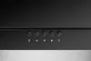 A close-up view of the control panel of a range hood, showing buttons and icons. Produktbild-Vorschau