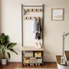 Porte-vêtements pour vêtements et chaussures, marron clair, Voir les images du produit 2