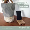 holz4home® Handyhalter aus hochwertiger Eiche I Universaler Produktbild-Vorschau 5