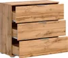 Kommode Selma mit 3 Schubladen, Holzoptik, 95cm Produktbild-Vorschau 2