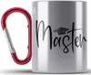 Trendation - Master Abschluss Geschenk Edelstahl Tasse Produktbild-Vorschau 1