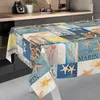 Tischdecke auf See Maritim Blau 220x140cm Schnittkante Produktbild-Vorschau 2