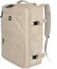 A studio shot of a beige backpack. Anteprima dell’immagine prodotto