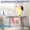STAHLMANN ® Wäscheständer ausziehbar [20M Trockenfläche ]  Produktbild-Vorschau 4